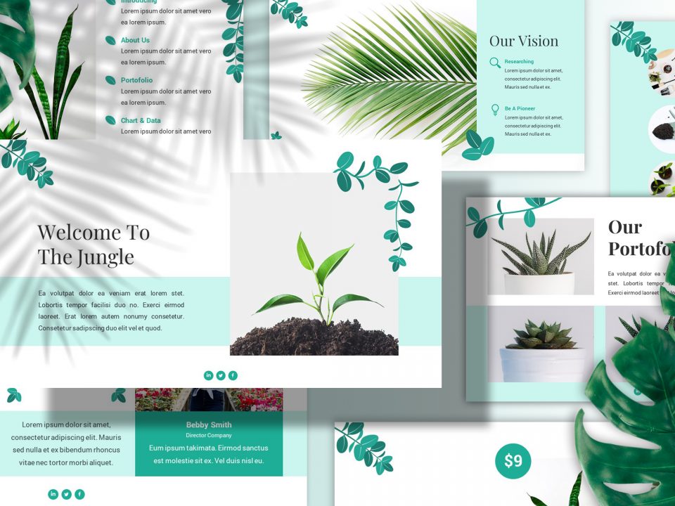 Gardening Presentation Template