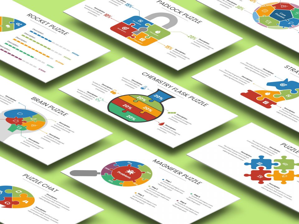 Puzzle Diagram Presentation Template