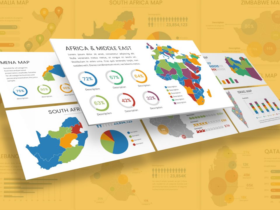 Africa & Middle East Infographic Presentation Template